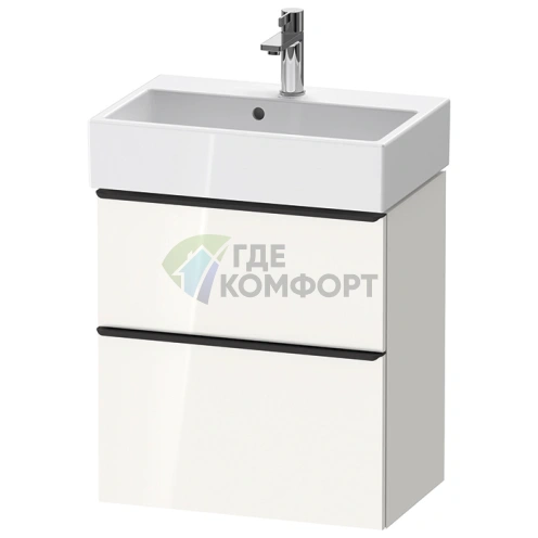 Подвесная тумбочка Duravit D-Neo: компактная, белая глянцевая (DE432902222) - фото 1