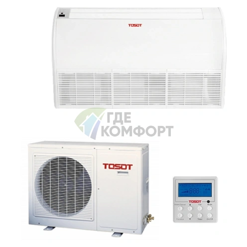 Напольно-потолочная сплит-система Tosot T36H-LF2/I/T36H-LU2/O on/off - фото 1