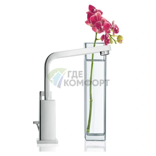 Смеситель для раковины Grohe Eurocube 23135000 с кубическим дизайном - фото 6