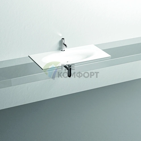 Раковина KERASAN SHAPE 1020х520 мм белая матовая для встраивания (547030*1) - фото 1