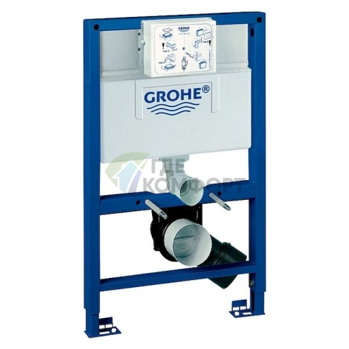 Система инсталляции для унитаза Grohe Rapid SL 38526000: рама для скрытого монтажа - фото 1