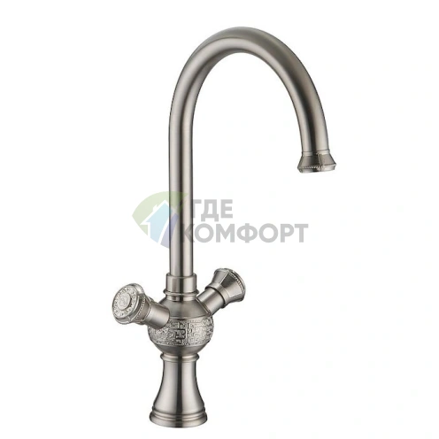 Смеситель Zorg Antic A 4003K-SL для кухни из нержавеющей стали фото 1