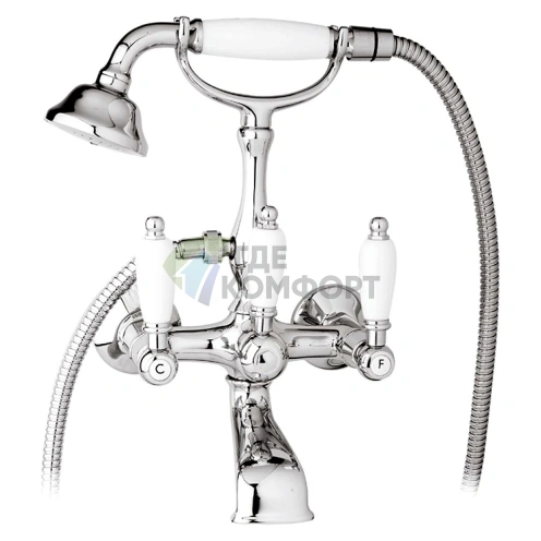 Смеситель для ванны с душем Cezares First FIRST-VD-01-Bi - фото 1