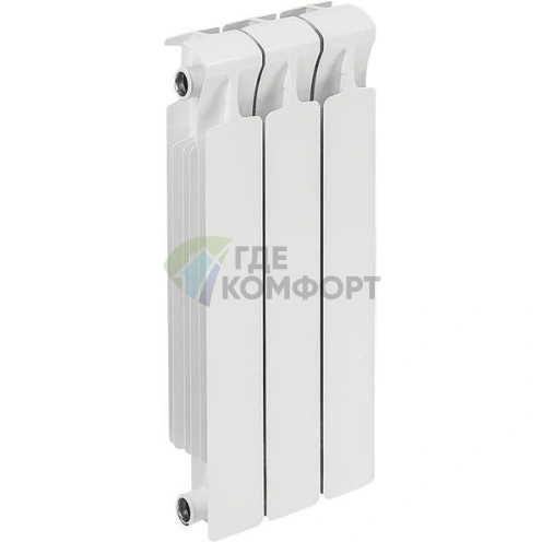 Биметаллический радиатор RIFAR Monolit 350 3 секции фото 1