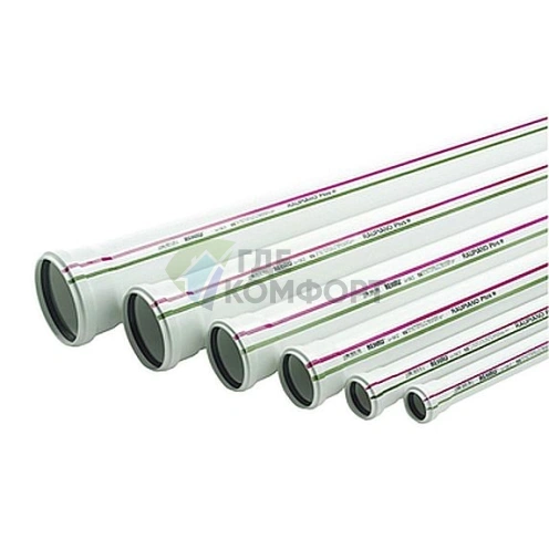Труба канализационная Raupiano Plus 110/1000 мм REHAU (РЕХАУ - 11202941200) - фото 1