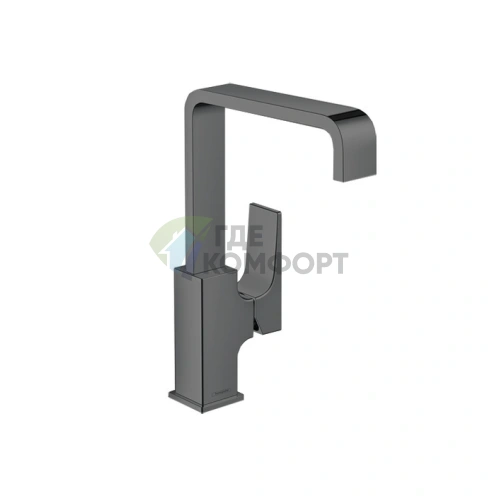 Смеситель для раковины Hansgrohe Metropol 230 — шлифованный черный хром (32511340) - фото 1