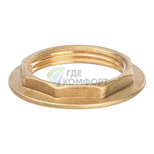 Контргайка STOUT с упором 1 1/4 латунная - фото 2