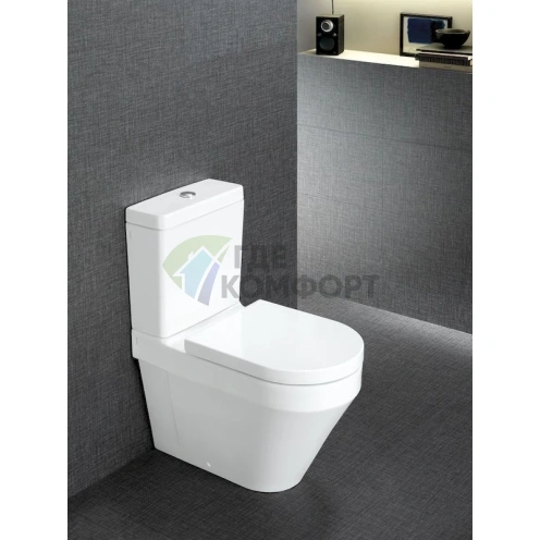 Унитаз-компакт подвесной Hatria Daytime Evo: комфорт и стиль в вашей ванной - фото 2