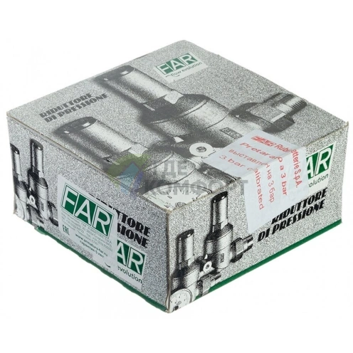 Редуктор давления хром FAR 1/2 наружный-наружный, без манометра FA 2810 12 (ФАР) - фото 3