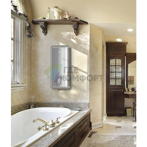 Водонагреватель вертикальный Electrolux EWH 80 Royal Silver серебристый - фото 3