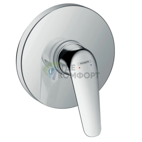 Встраиваемый смеситель для душа Hansgrohe Novus на один источник, хром (71067000) - фото 1