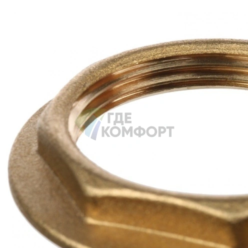 Контргайка STOUT с упором 1 1/4 латунная - фото 10