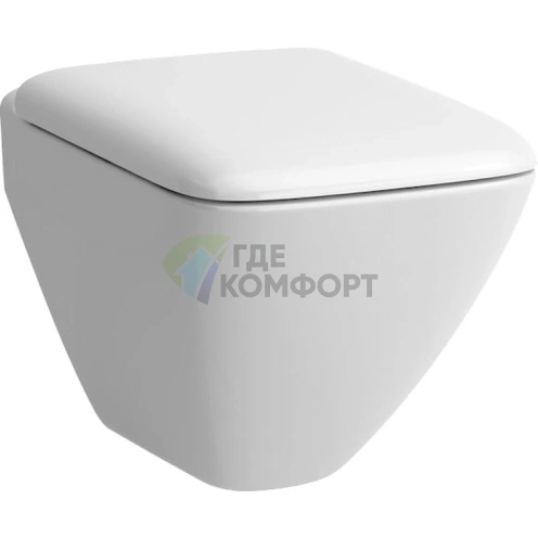 Подвесной унитаз LAUFEN Palace 8.2070.3.000.000.1 укороченный (8.2070.3.000.000.1) - фото 1