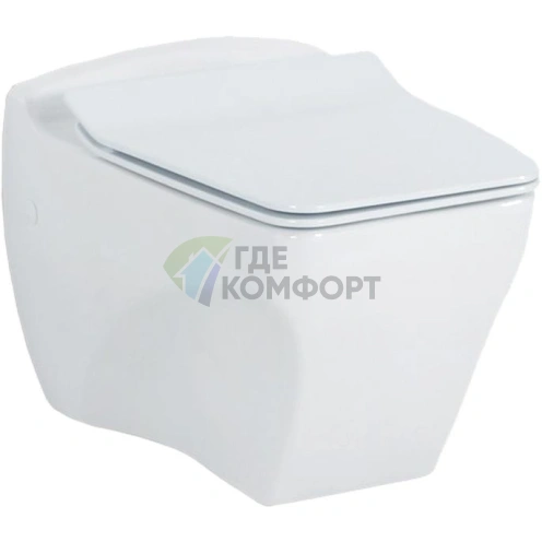 Подвесной унитаз Creavit Bull BL321 с системой инсталляции - фото 1