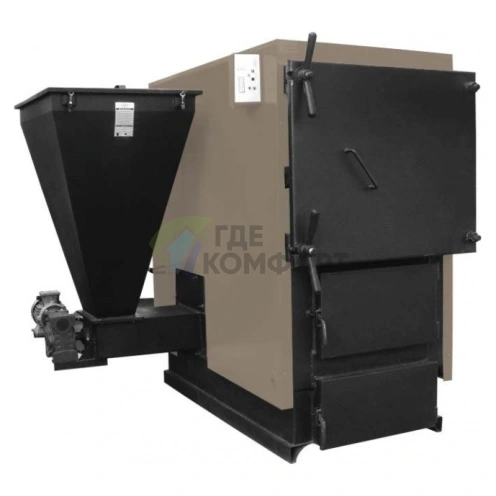 Твердотопливный напольный пеллетный котел Kentatsu Furst Vulkan Max PE-160 - фото 1