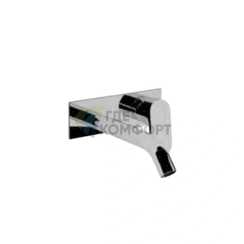 Настенный смеситель для раковины AZZURRA LINEA с коротким изливом 180 мм (хром) (AN P19TBcr) - фото 1