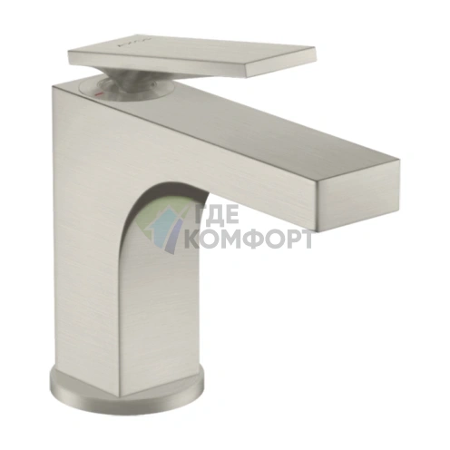 Смеситель для раковины AX Citterio 90, цвет сталь (39022800) - фото 1