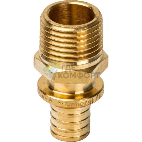 Переходник для труб из сшитого полиэтилена STOUT с наружной резьбой НР 16 x R 1/2 аксиальный - фото 10