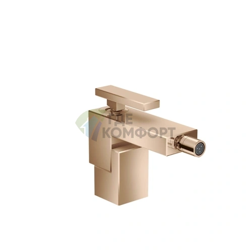 Смеситель для биде AX Edge с донным клапаном Push-Open, 149 мм, полированное красное золото (46210300) - фото 1