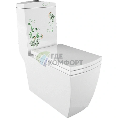 Унитаз-моноблок Arcus 050 белый (SY) - фото 1