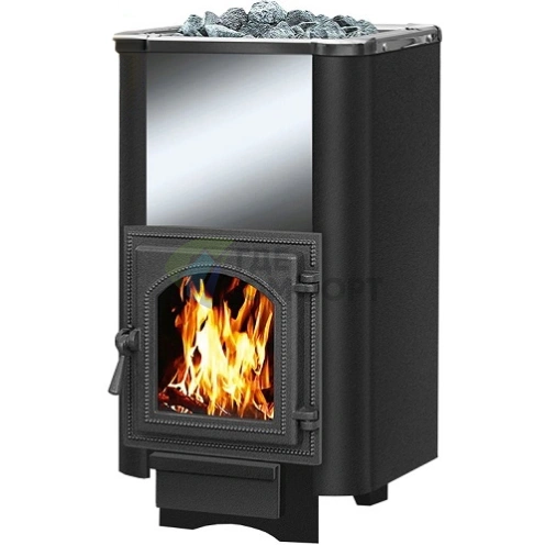 Чугунная печь Везувий Сенсация 28 Антрацит (270) Б/В фото 1