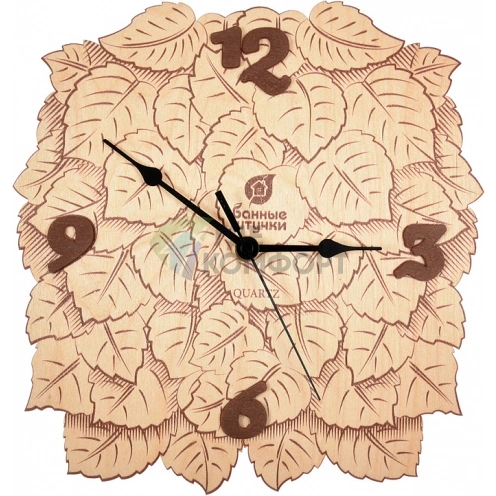 Часы для бани и сауны Банные штучки 32367 Листья фото 1