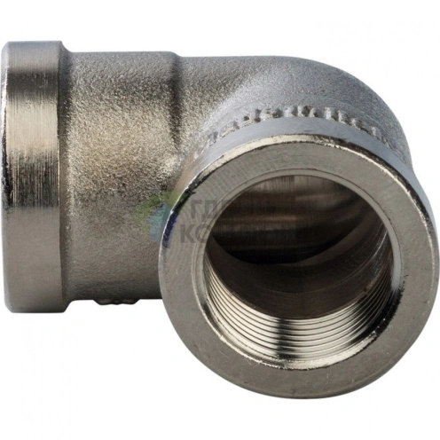 Угольник Stout внутренняя/внутренняя резьба латунный ВВ 3/8 никелированный - фото 3