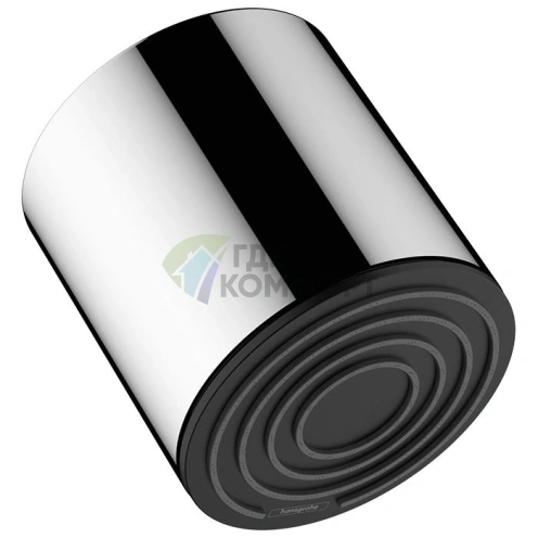 Верхний душ Hansgrohe Pulsify 105 мм в цвете хром/графит (24130000) - фото 1