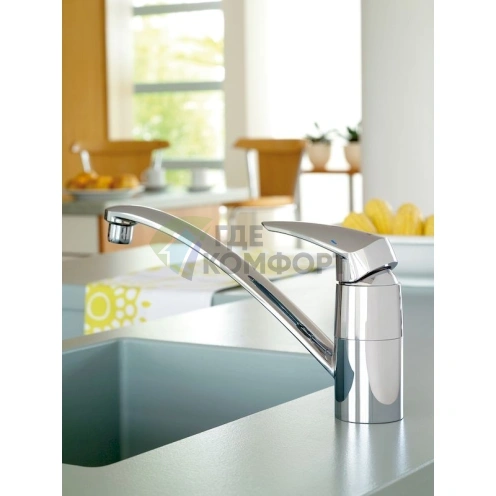 Смеситель для кухни Grohe Eurodisc 33770001 – стиль и функциональность - фото 3