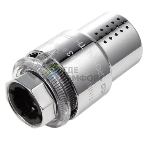 Термоголовка жидкостная Royal Thermo Design M30x1,5 хром, RTO 07.0010, НС-1443126 - фото 3