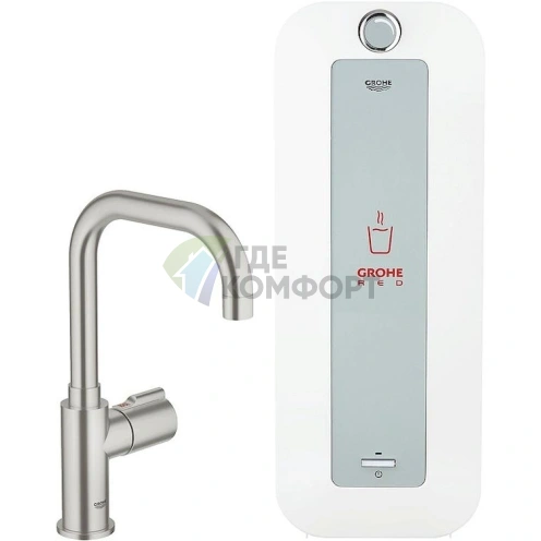 Смеситель Grohe Red Mono 30157DC0 со встроенным водонагревателем - фото 1
