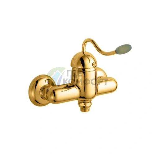 Смеситель для душа однорычажный настенный Nicolazzi Signal золото (3405GO20) - фото 1