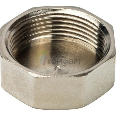 Заглушка STOUT ВР 1 1/4 внутренняя резьба никелированная - фото 4