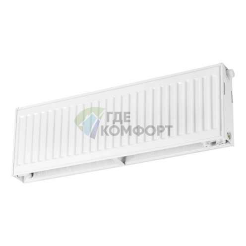 Стальной двухпанельный радиатор Axis Ventil 22 300 x 900 с нижним подключением - фото 1