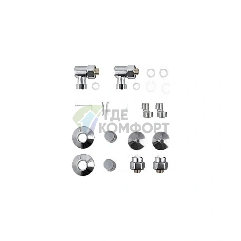 Полотенцесушитель Ника ЛД Лесенка Дуга Белый Стандарт 50x60 водяной - фото 3