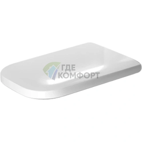 Сиденье для унитаза Devon Happy D.2 съемное с петлями из нержавеющей стали, белое (64610000) - фото 1