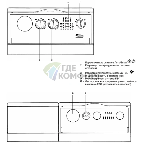 Бойлер косвенного нагрева Baxi Slim UB 80 INOX - фото 3