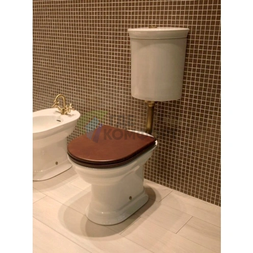 Приставной унитаз Hatria Dolcevita с вертикальным выпуском - фото 9