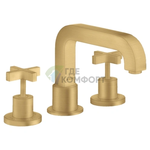 Смеситель AX Citterio для ванны: элегантное шлифованное золото (39436250) - фото 1