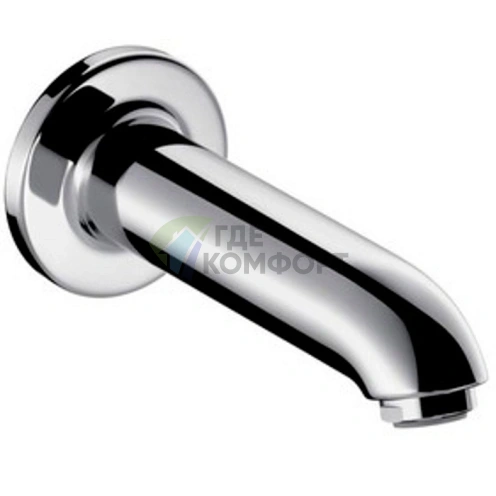 Излив для ванны Hansgrohe 159 мм хром (13414000) - фото 1