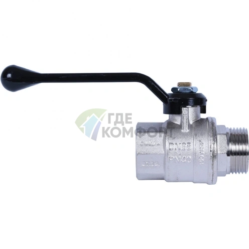 Шаровой кран Bugatti Oregon 1 модель 305, полнопроходной, ручка-рычаг, НР-ВР - фото 2