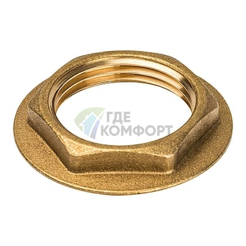 Контргайка STOUT с упором 1 латунная - фото 1