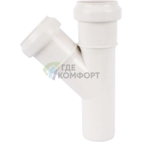 Тройник Sinikon КОМФОРТ ПЛЮС D 040x040x45° 508007.K - фото 2