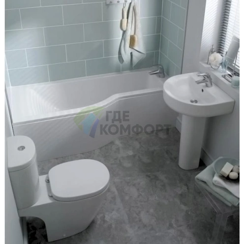 Унитаз-компакт Ideal Standard Connect Arc с эргономичным дизайном (E803601) - фото 3