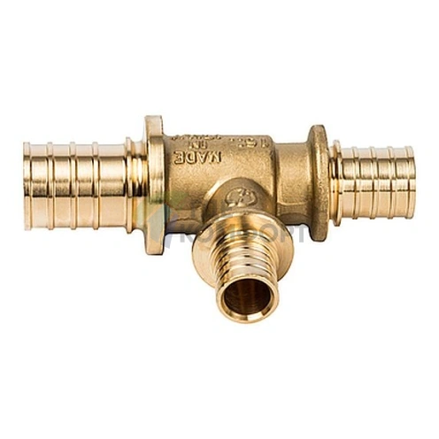 Stout Тройник переходной 25x16x20 для труб из сшитого полиэтилена аксиальный - фото 2