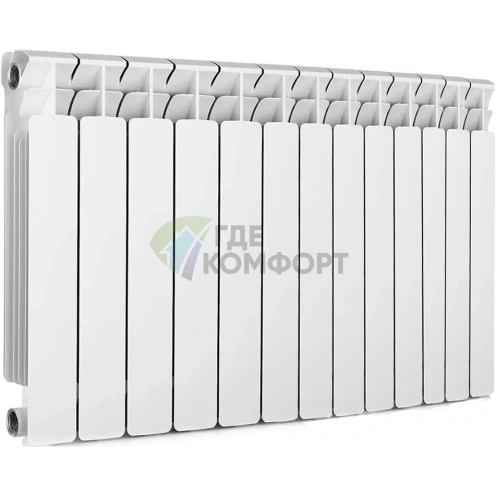 Алюминиевый радиатор RIFAR Alum Ventil 500 13 секций НП правое фото 1