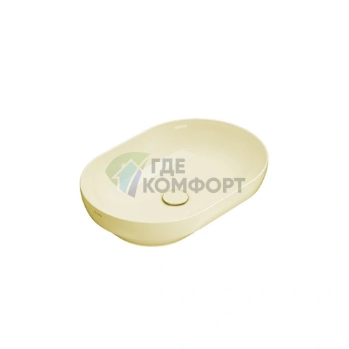 Раковина-чаша GLOBO T-Edge 60×41×14 см, цвет Senape (B6O61.SE*0) - фото 1