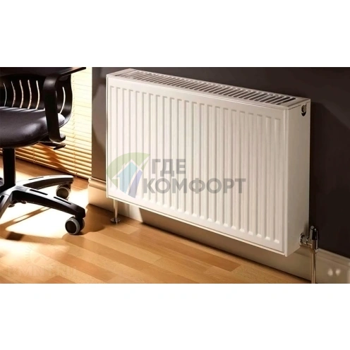 Радиатор стальной панельный Stelrad Compact 22 04 18 с боковым подключением - фото 4
