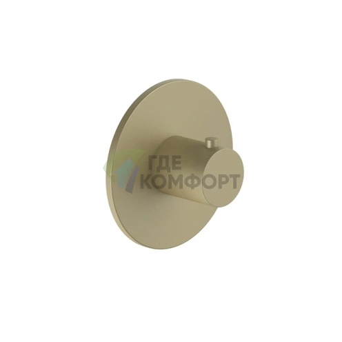 Термостатический смеситель для душа Fantini Nostromo Matt British Gold PVD (87 P6 G500B) - фото 1