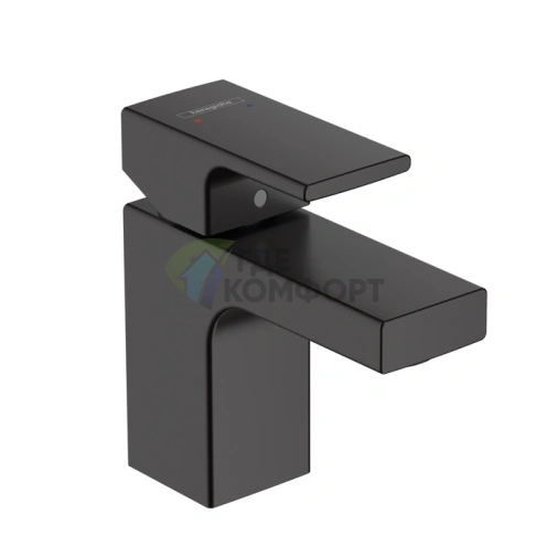 Смеситель для раковины Hansgrohe Vernis Shape 70, матовый черный (71560670) - фото 1